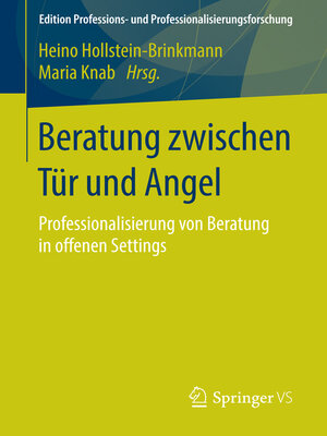 cover image of Beratung zwischen Tür und Angel